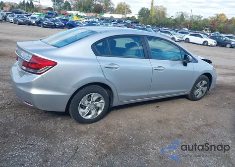 2015 Honda Civic Lx из США, поврежденный, VIN 19XFB2F52FE236586